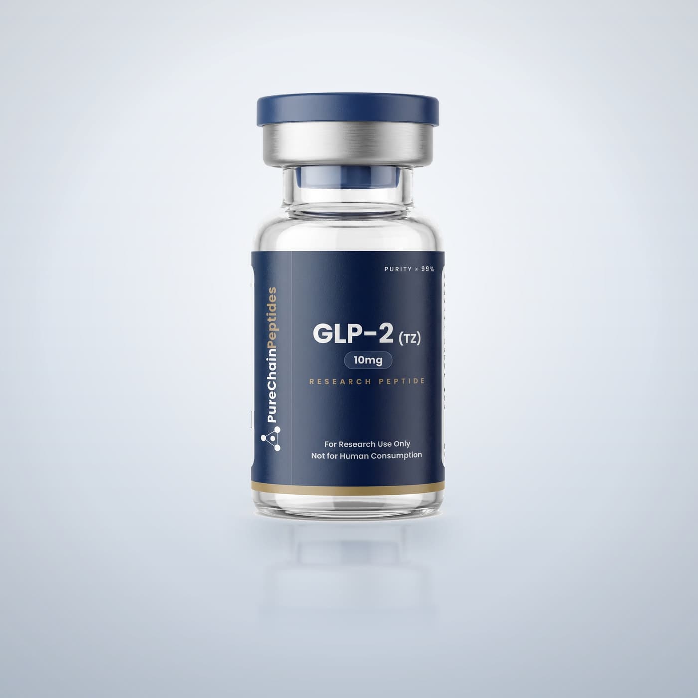 GLP-2 (TZ) 10mg — PureChain Peptides research vial