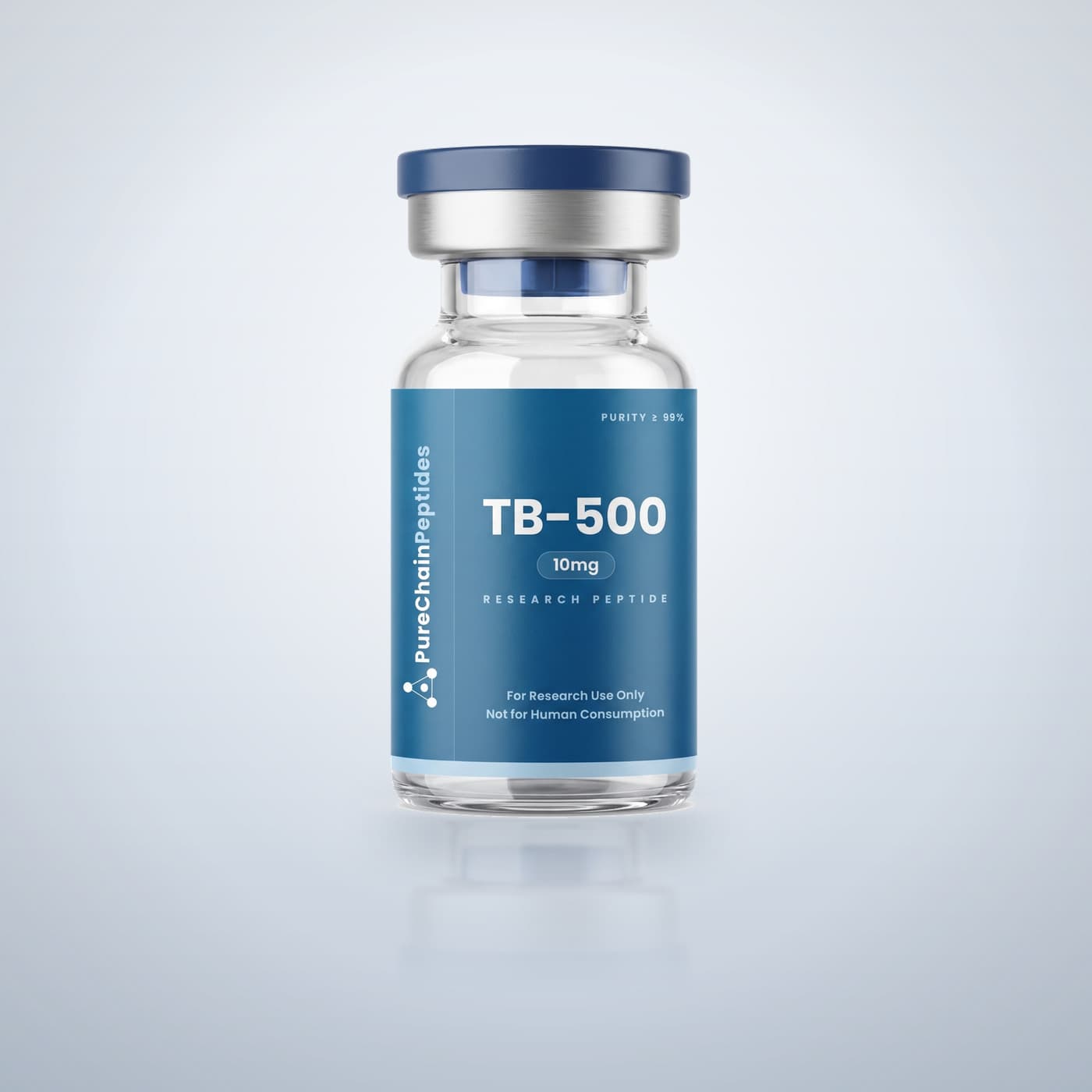 TB-500 10mg — PureChain Peptides research vial