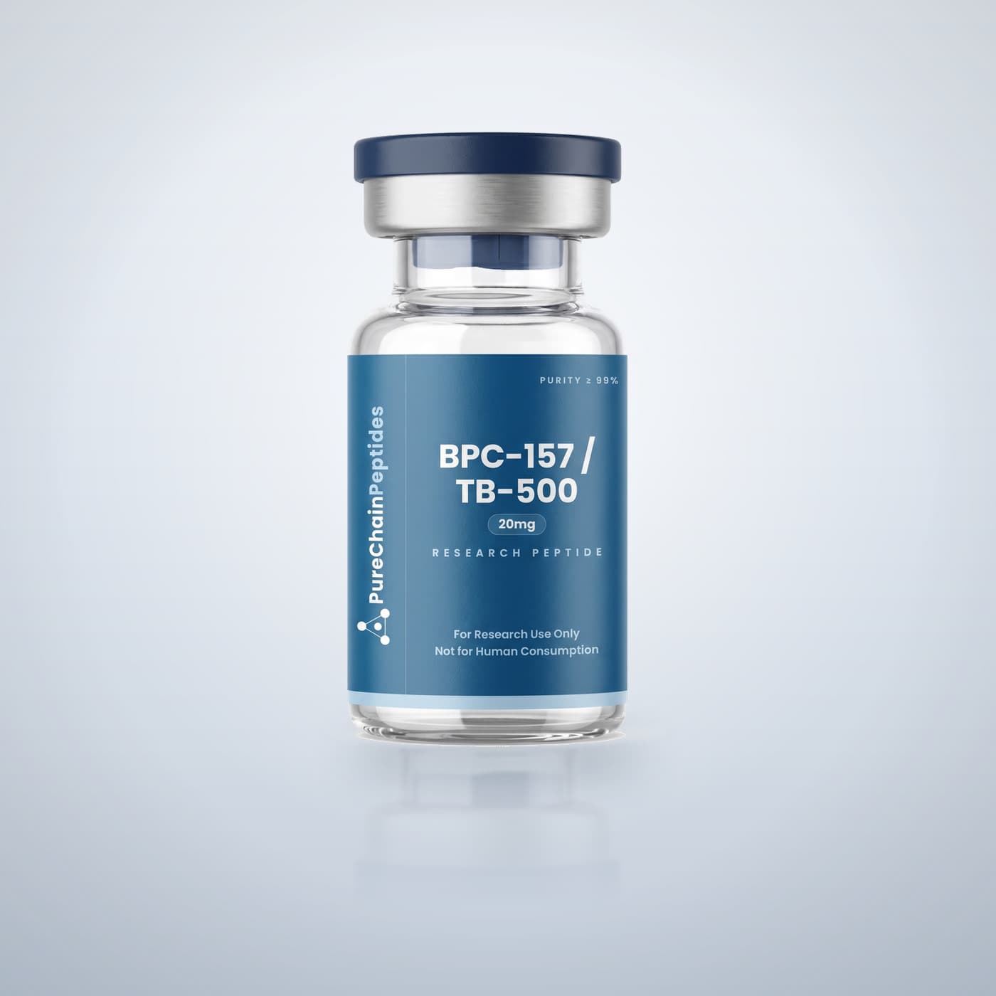 Wolverine Blend 20mg — PureChain Peptides research vial