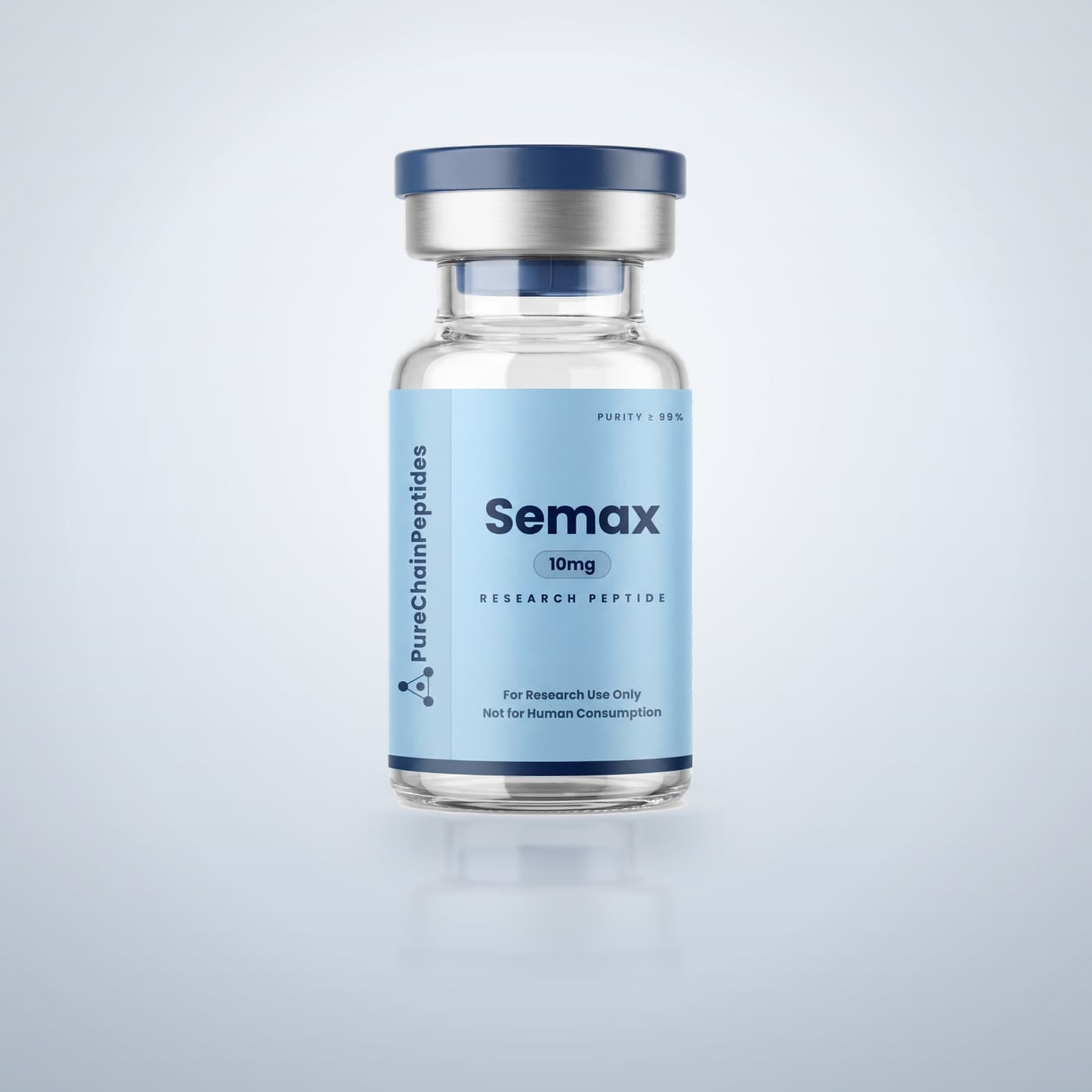 Semax 10mg — PureChain Peptides research vial