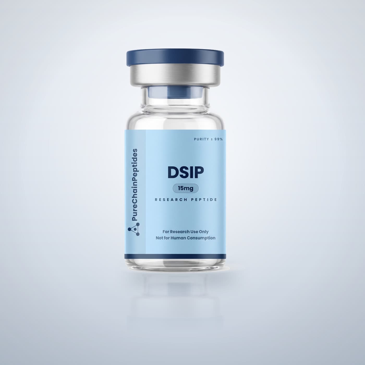DSIP 15mg — PureChain Peptides research vial