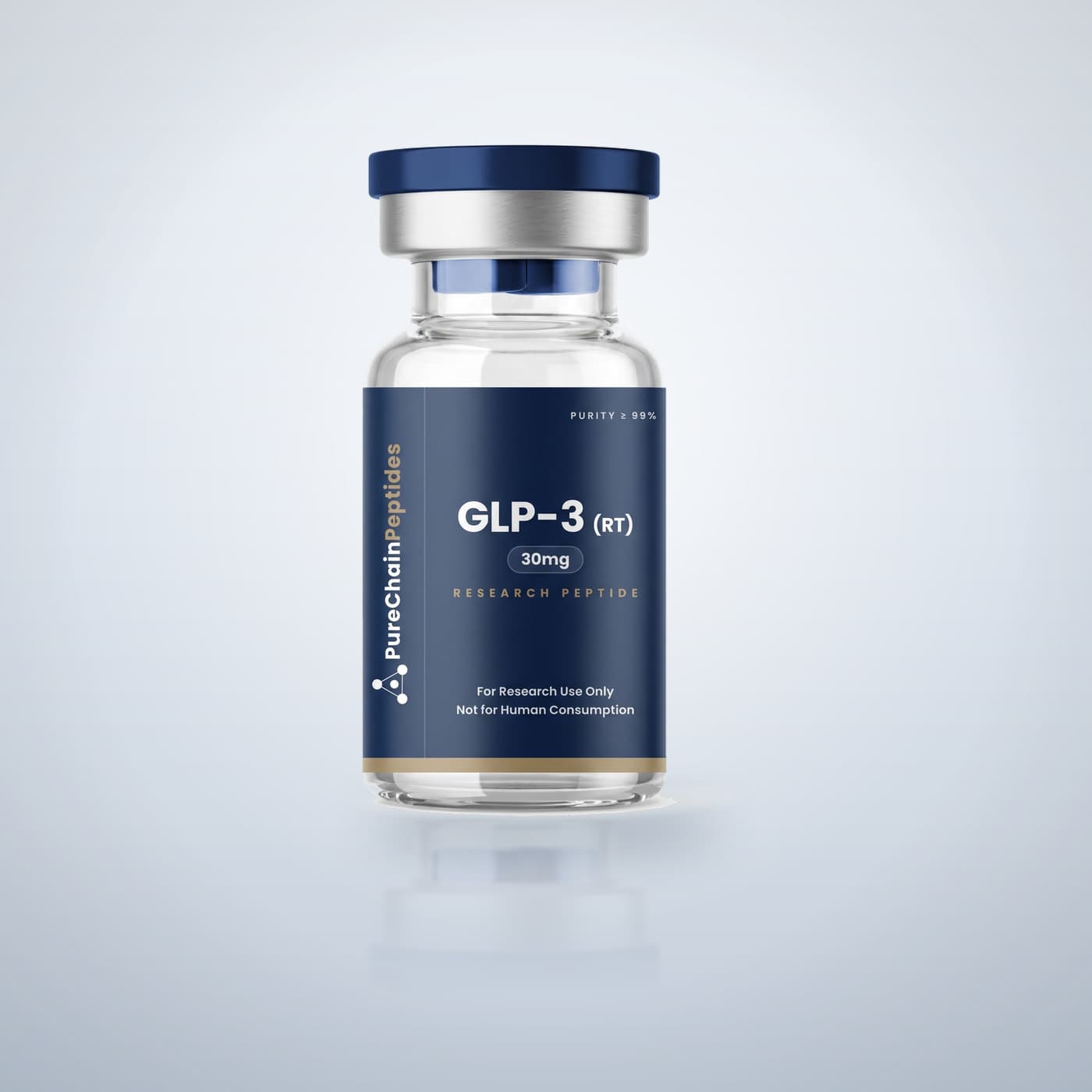 GLP-3 (RT) 30mg — PureChain Peptides research vial