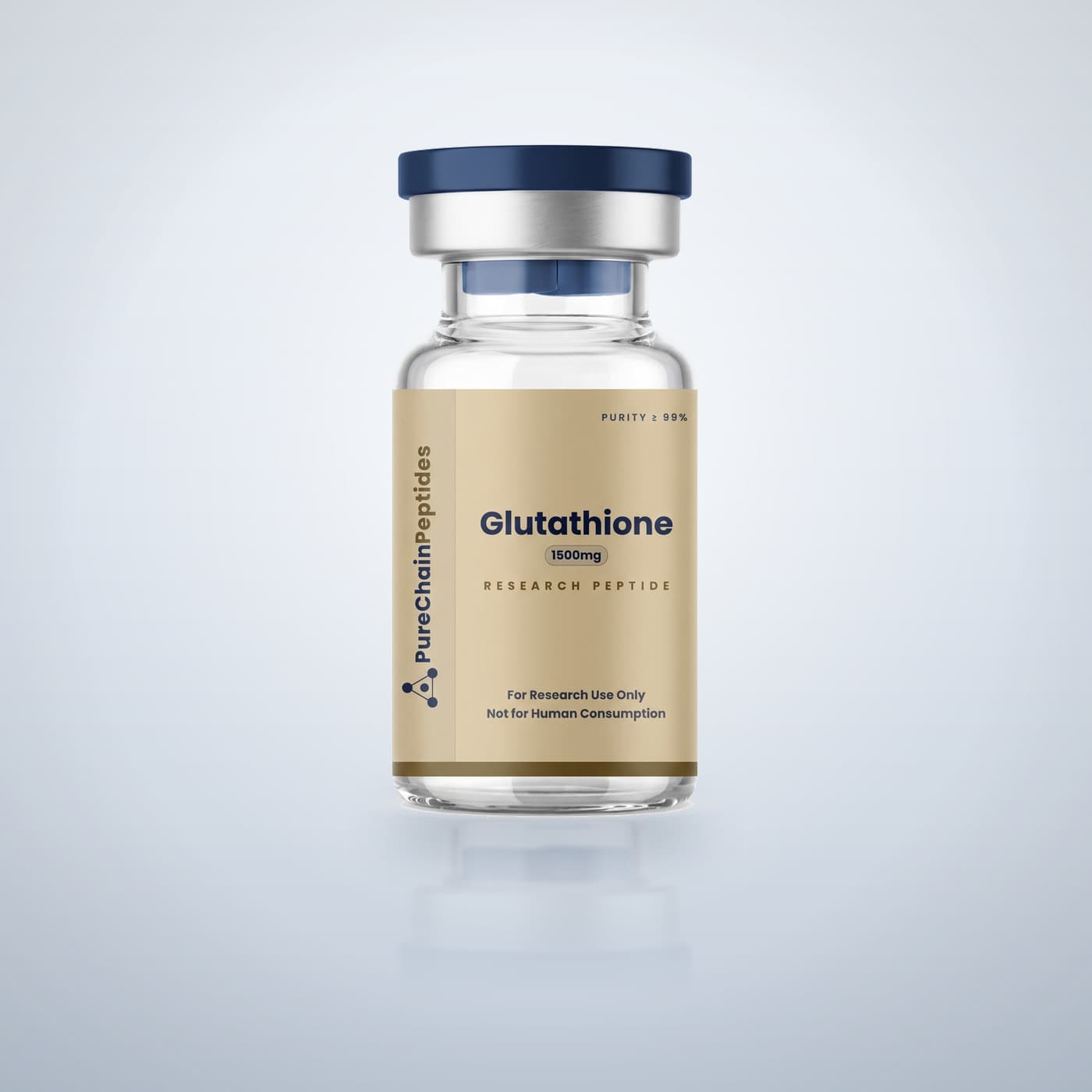 Glutathione 1500mg — PureChain Peptides research vial